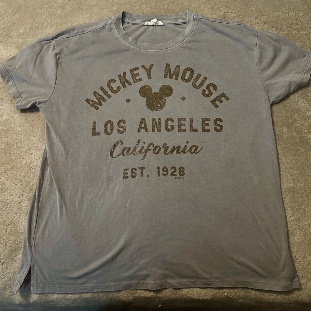 Maurices Small Mickey Mouse Charcoal Tee